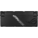 ASUS ROG Azoth RGB mechanisch gaming toetsenbord Gunmetal, US lay-out (QWERTY), ROG NX Red, 80% (TKL)	, Hot-swappable, Bluetooth, 2.4 GHz, USB 2.0