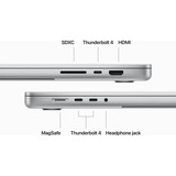 Apple MacBook Pro 16" 2023 (MRW43FN/A) laptop Zilver | M3 Pro | 18-Core GPU | 18 GB | 512 GB SSD