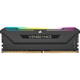 Corsair 16 GB DDR4-3200 (2x 8 GB) Kit werkgeheugen Zwart, CMH16GX4M2E3200C16, Vengeance RGB PRO SL, XMP 2.0