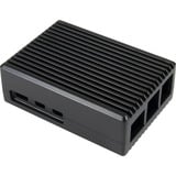 Inter-Tech Elegant aluminum case for Raspberry Pi 5, behuizing Zwart