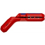 KNIPEX Ergostrip universeel ontmantelingsgereedschap 16 95 02 SB kabelstrip-/ontmantelingsgereedschap Rood/blauw, links-handig
