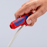 KNIPEX Ergostrip universeel ontmantelingsgereedschap 16 95 02 SB kabelstrip-/ontmantelingsgereedschap Rood/blauw, links-handig