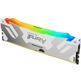 Kingston FURY 32 GB DDR5-6000 Kit werkgeheugen Wit, KF560C32RWAK2-32, Renegade RGB, XMP