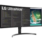 LG UltraWide 35WN75CP-B 35" Curved monitor Zwart/zilver