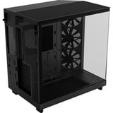 NZXT H6 Flow midi tower behuizing Zwart | 2x USB-A | 1x USB-C | Tempered Glass