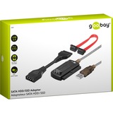 goobay SATA HDD/SSD adapter Zwart, 0,75 meter