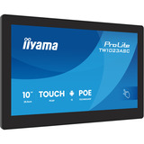 iiyama ProLite TW1023ASC-B3P 10.1" Public Display Zwart, Touch, mini HDMI, USB, LAN + PoE, Audio, Android 13