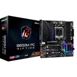 ASRock B650M PG Riptide socket AM5 moederbord Zwart, RAID, 2.5 Gb-LAN, Sound, µATX