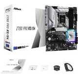 ASRock Z790 PRO RS/D4 socket 1700 moederbord Zilver/zwart, RAID, 2.5 Gb-LAN, Sound, ATX