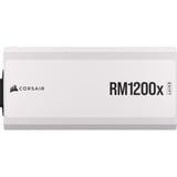 Corsair RM1200x SHIFT modulaire 1200 watt voeding  Wit, 1x 12V-2x6, 6x PCIe