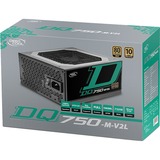 DeepCool DQ750-M-V2L 750W voeding  Zwart, 4x PCIe, Kabel-Management