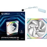 Lian Li UNI FAN SL120 Wireless RGB case fan Wit, 120 x 124.5 x 28 mm, PWM