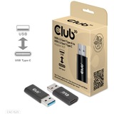 Club 3D USB-A 3.2 Gen 1 naar USB-C 3.2 Gen 1 adapter Zwart