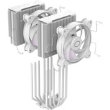 Cooler Master Hyper 622 Halo White RGB CPU-koeler Wit, 4-pin PWM fan-connector
