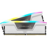 Corsair 32 GB DDR5-6000 (2x 16 GB) Kit werkgeheugen Wit, CMH32GX5M2E6000C36W, Vengeance RGB, XMP