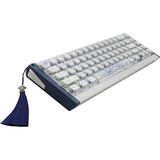 Ducky DKYOTD2024 Year of the Dragon Limited Edition, toetsenbord Wit/blauw, US lay-out, Cherry MX2A Purple, 65%, RGB leds, PBT + PC keycaps