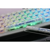 Ducky DKYOTD2024 Year of the Dragon Limited Edition, toetsenbord Wit/blauw, US lay-out, Cherry MX2A Purple, 65%, RGB leds, PBT + PC keycaps