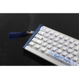 Ducky DKYOTD2024 Year of the Dragon Limited Edition, toetsenbord Wit/blauw, US lay-out, Cherry MX2A Purple, 65%, RGB leds, PBT + PC keycaps