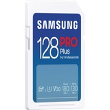 Samsung PRO Plus 128 GB SDXC geheugenkaart Wit, UHS-I U3, Class 3, V30, Incl. kaartlezer
