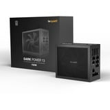 be quiet! Dark Power 13 modulaire 750 watt voeding  Zwart, 1x 12VHPWR, 4x PCIe
