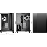 be quiet! be quiet! Light Base 500 LX           bk midi tower behuizing Zwart | 3x USB-C | RGB | Window