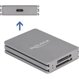 DeLOCK USB-C SD en CFexpress kaartlezer Grijs