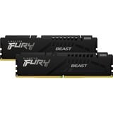 Kingston FURY 16 GB DDR5-5600 (2x 8 GB) Kit werkgeheugen Zwart, KF556C36BBEK2-16, Beast, EXPO