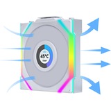 Lian Li UNI FAN SL120 LCD Wireless case fan Wit, 4-pin PWM fan-connector