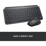 Logitech MX Keys Mini Minimalist Wireless toetsenbord Grafiet, US-International lay-out (QWERTY), 80% (TKL)	, Bluetooth