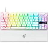 Razer Huntsman V3 Pro TKL RGB mechanisch gaming toetsenbord Wit, US lay-out (QWERTY), Razer Analog Optical Gen 2, 80% (TKL)	, Double-shot PBT