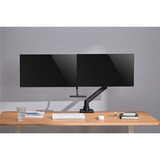 goobay Dual Monitor Mount Office monitorarm Zwart