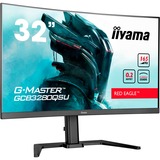 iiyama G-Master Red Eagle GCB3280QSU-B1 31.5" Curved gaming monitor Zwart, 165 Hz, HDMI, DisplayPort, USB, Audio, AMD Free-Sync  