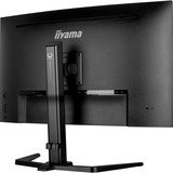 iiyama G-Master Red Eagle GCB3280QSU-B1 31.5" Curved gaming monitor Zwart, 165 Hz, HDMI, DisplayPort, USB, Audio, AMD Free-Sync  