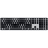 Apple Magic Keyboard met Touch ID en numeriek toetsenblok, toetsenbord Grijs/zwart, NL lay-out, EU lay-out (QWERTY), Bluetooth