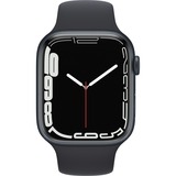 Apple Watch Series 7 smartwatch Zwart/donkerblauw, 45 mm, Aluminium, Wifi, Cellular