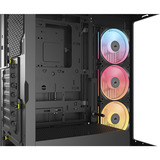 Corsair FRAME 4500X LX-R RGB LINK midi tower behuizing Zwart | 2x USB-A | 1x USB-C | Tempered Glass