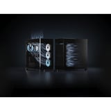 Corsair FRAME 4500X LX-R RGB LINK midi tower behuizing Zwart | 2x USB-A | 1x USB-C | Tempered Glass