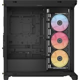 Corsair FRAME 4500X LX-R RGB LINK midi tower behuizing Zwart | 2x USB-A | 1x USB-C | Tempered Glass