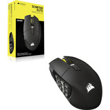 Corsair SCIMITAR Elite Wireless SE gaming muis Gunmetal, 33.000 dpi, RGB leds