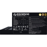 Lian Li EDGE GOLD modulaire 850 watt voeding  Zwart, 1x 12V-2x6, 4x PCIe