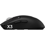 Logitech PRO X3 SUPERSTRIKE Wireless gaming muis Zwart, 100 - 48.000 dpi