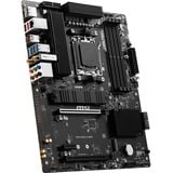 MSI PRO B650-S WIFI socket AM5 moederbord Zwart, RAID, 2.5 GbE-LAN, WiFi 6E, BT, Sound, ATX