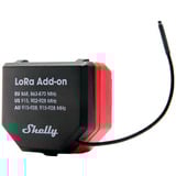 Shelly LoRa Add-on schakelaar Zwart