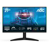 AOC Q27B36X 27" monitor Zwart, 1x HDMI, 1x DisplayPort, 144 Hz