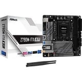 ASRock Z790M-ITX WiFi socket 1700 moederbord Zwart/grijs, RAID, 2.5 Gb-LAN, Gb-LAN, Wi-Fi, BT, Sound, Mini-ITX