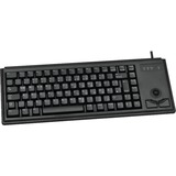 CHERRY G84-4400 met trackball, toetsenbord Zwart, BE Lay-out, Cherry ML-Technologie