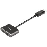 Club 3D MST hub DisplayPort 1.4 to DisplayPort + HDMI 4K60Hz M/F kabel 