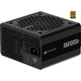 Corsair RM1000e (2024), 1000 Watt voeding  Zwart, 2x 12VHPWR, 2x PCIe, Kabel-Management