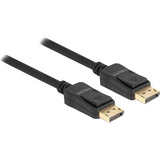 DeLOCK DisplayPort kabel Zwart, 10 meter, 4K