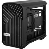 Fractal Design Torrent Nano Black TG Dark Tint midi tower behuizing Zwart | 2x USB-A | 1x USB-C | Tempered Glass